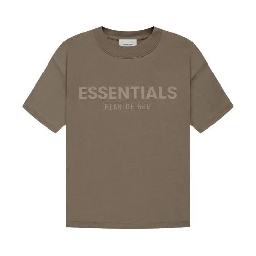 Caption for a brown t-shirt image: "The perfect brown tee: your style's secret weapon. Versatile, comfy, and always in vogue.