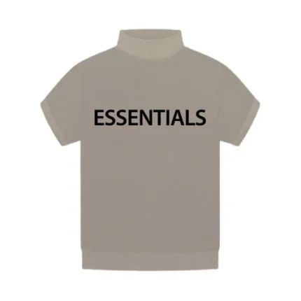 Essentials Inside Out Mock Neck T-Shirt – a stylish blend of streetwear and high fashion, adding a unique twist to your wardrobe.