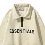Alt text: Essential Hoodie Fear Of God Collar Sweatshirt – a stylish and comfortable fashion piece.