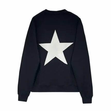 Essential Star Sweatshirt in classic gray, a versatile wardrobe staple for added style and comfort.