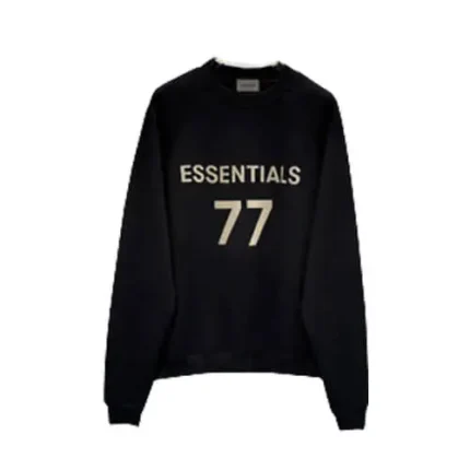 Alt text: Essential 8th Collection 77 Sweatshirt – a stylish and comfortable fashion piece.