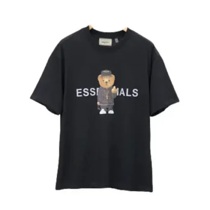 Essentials Loose Letter Bear printing Logo T-Shirt