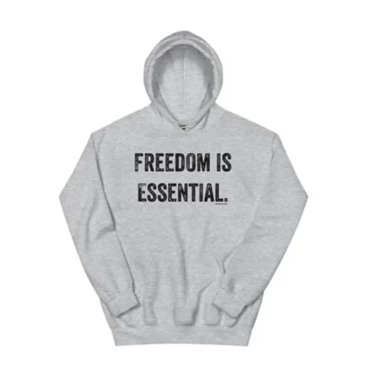 Grey Freedom S Essential Hoodie